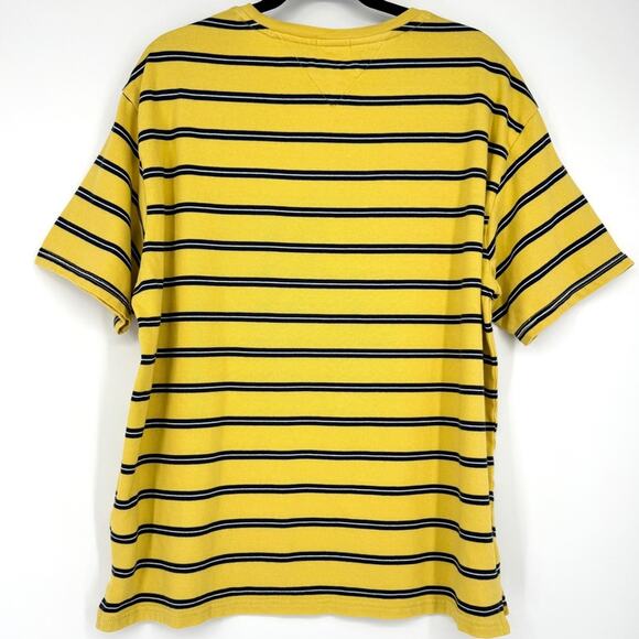 Tommy Jeans Men's Relaxed Fit Striped Short Sleeve Shirt Size L - Picture 5 of 5